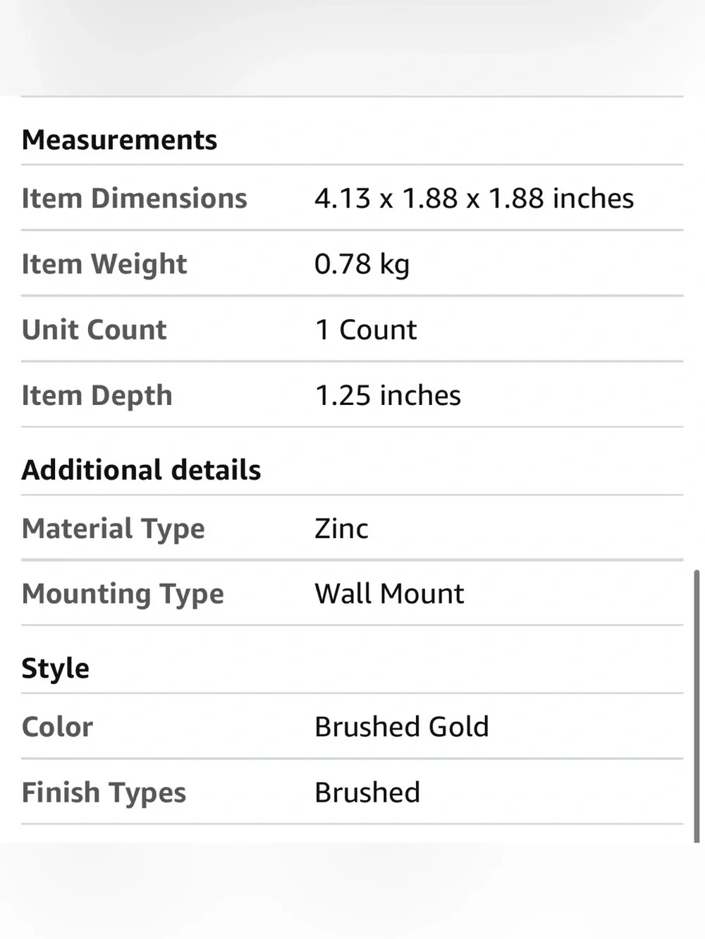 Luxury French Return Room Darkening Brackets Premium Quality Heavy Metal